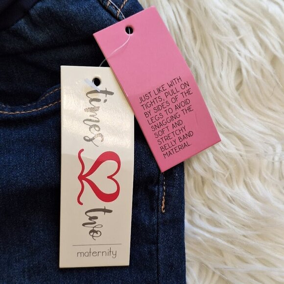 NEW Times Two Maternity Medium Wash Jegging Size Small - (4-6) - Picture 7 of 15